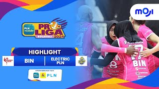 BIN VS Electric PLN 30  Highlight PLN Mobile Proliga 2024 [upl. by Sung]