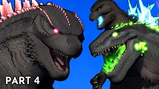 Evolved Godzilla vs Godzilla Minus One and Zilla Jr  Animation Part 4 [upl. by Caresa814]