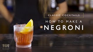 Negroni Cocktail Recipe  The Whisky Exchange [upl. by Amairam]