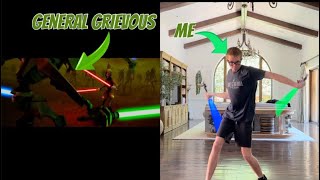 General Grievous vs Asajj Ventress Reenactment [upl. by Perce]