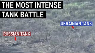 The most Intense Tank Battle yet in Ukrainian war  Analysis [upl. by Auhso]