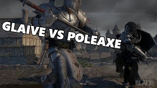 Conquerors Blade  Poleaxe Vs Glaive  Which Is Better [upl. by Nirret]