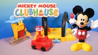 Unboxing the Mickey Mouse Car Wash and Gas Station with Paw Patrol [upl. by Ddat]