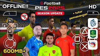 eFootball PES 2025 Download Grafik HD ukuran kecil Update timnas 🇮🇩 [upl. by Nidroj]