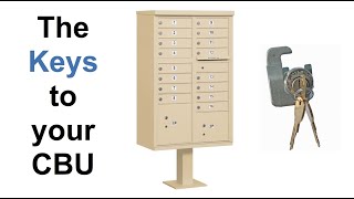 Budget Mailboxes  Opening the Master Doors amp How to Find Your CBU Keys [upl. by Aihseya]