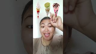 mukbang eskrimasmr mukbang eskrim corneto mixue [upl. by Attegroeg]