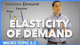 Elasticity of Demand Micro Topic 23 [upl. by Rosanna227]