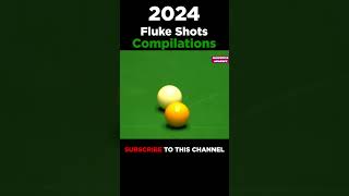 2024 Fluke Shots Compilation  Unbelievable Lucky Snooker Moments [upl. by Cher334]