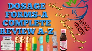 Drug Dosage forms [upl. by Sawyer396]