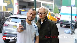 Tilda Swinton signs autographs and meet few fans in New York [upl. by Sacul]