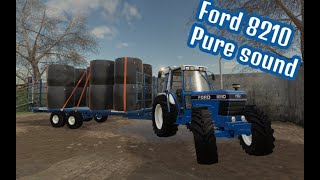 Farming simulator 2019 Ford 8210 Straight pipe Pure sound [upl. by Morrie]