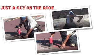 Just A Guy On A Roof  second layer asphalt shingle installation on a reroof [upl. by Eseerehs]