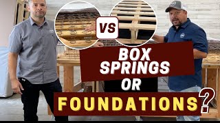 Box Springs vs Foundations  Is There a Difference [upl. by Enilamme]