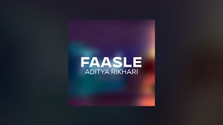 Faasle  Aditya Rikhari  Vocals Only  Without Music  Clean Acapella [upl. by Lezirg110]