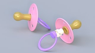 Blender Modeling a Baby Pacifier [upl. by Vivyanne]