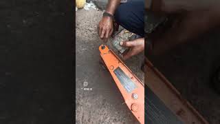 Trolley jack front wheel greasing autotools automotivetools automobile [upl. by Pieter864]