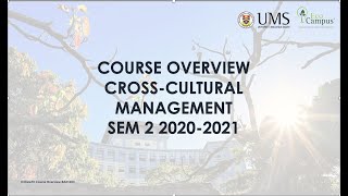 COURSE OVERVIEW CROSS CULTURAL MANAGEMENT BA21203 [upl. by Silletram945]