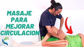 MASAJE para mejorar la CIRUCLACION de las piernas  Fisiolution [upl. by Airamat]