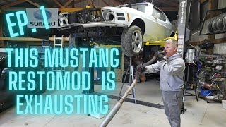 How To Remove The Exhaust From a 1970 Ford Mustang  Project Clara  EP 1 [upl. by Nahte414]