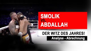 Analyse  Abrechnung Smolik vs Abdallah Ultimate Boxing [upl. by Ecile244]