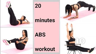 20 minutes ABS workout at home 🔥No equipment No repeat 🔥 Caroline Girvan [upl. by Seka]