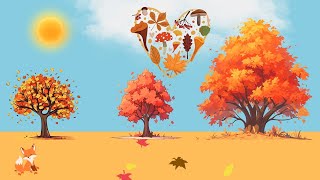 🎶 Les Couleurs de lAutomne  Chanson pour Enfants 🍂🍁 [upl. by Kirkpatrick]