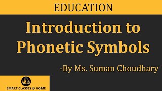 Phonetic Symbols BEd Lecture by Ms Suman Choudhary I Guru Kpo [upl. by Aubreir28]