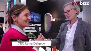 Interview mit Luisa Delgado CEO Safilo auf der opti 2018 [upl. by Okimat596]