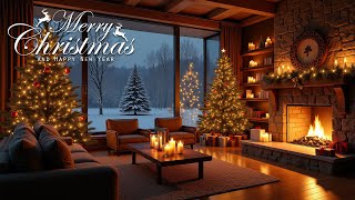 Beautiful Snowy Christmas Ambience 🎁Top Christmas Songs of All Time  Peaceful Christmas Piano Music [upl. by Toulon]