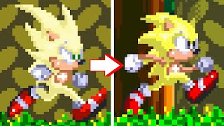 Spineless Super Sonic  Sonic 3 AIR mods gameplay [upl. by Wiedmann]