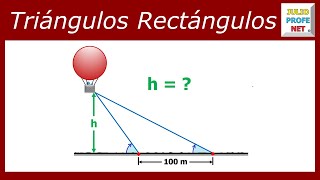 Problema 2 de TRIGONOMETRÍA EN TRIÁNGULOS RECTÁNGULOS [upl. by Wilone427]