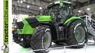 Agritechnica 2013 DeutzFahr stellt die Serie 9 und 11 auf der Messe vor [upl. by Ecnarret]