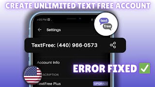 TextFree SignUp Error Solution – Quick Fix [upl. by Eniamert]