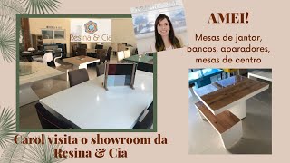 Escolhendo a mesa de jantar feat Resina amp Cia [upl. by Mcfarland]