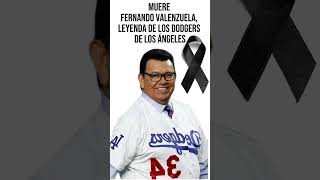 Muere Fernando Valenzuela leyenda de los Dodgers de Los Ángeles a los 63 años [upl. by Bridget]