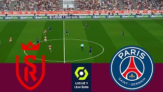 Reims vs PSG 03  Video Game Simulation  PES 2021 [upl. by Pascoe12]