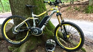 Tuned Haibike nDuro PRO 2014 Enduro Bosch MTB Lenkerperspektive [upl. by Buddie]