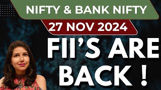 Nifty Prediction For Tomorrow  27 November  Bank Nifty Analysis  Stock Market Tomorrow  Payal [upl. by Eiznek]