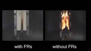 Flame retardants amp fire safety  Plastic foam sample [upl. by Say]