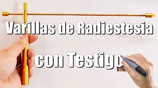 Varillas de Radiestesia con Testigo [upl. by Osmond]