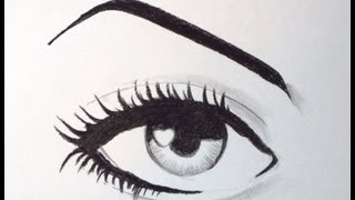 How To Draw A Cartoon Eye [upl. by Ainaznat]