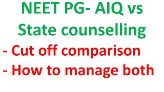 NEET PG 2024 counselling result NEET PG 2024 counselling schedule NEET PG 2024 expected cut off [upl. by Hgielime997]