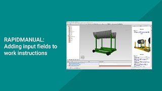 RapidManual Tutorial Adding input fields to work instructions [upl. by Olwen]