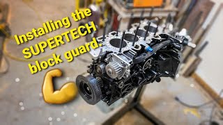 Installing a Supertech Block guard into a B16A [upl. by Nahtan729]