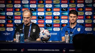 Conferencia de Prensa  Marcelo Bielsa y Facundo Pellistri  Selección Uruguaya  Copa América 2024 [upl. by Hueston]