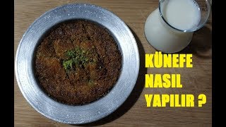 Künefe Nasıl Yapılır  Hasır Kaymaklı Fıstıklı Künefe  اهاتاي وصفة الحلوى [upl. by Lyontine]