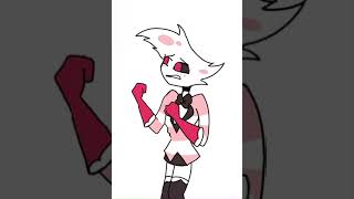 MY EYEBROWS ARE GONEAngel and Husk versionhazbinhotelart [upl. by Aniroz]