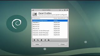 Xfce4panelprofiles a simple application to manage Xfce panel layouts how to install it on Debian [upl. by Odlopoel319]