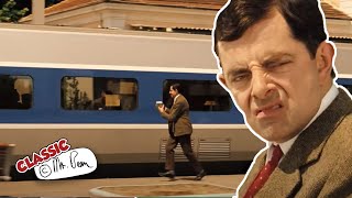 Mr Bean Misses His Train and Loses His Suitcase  Mr Beans Holiday  Classic Mr Bean [upl. by Jeanie]