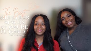 I Got The Best Glueless Closure SewIn Tutorial On YouTube Period [upl. by Onileva]